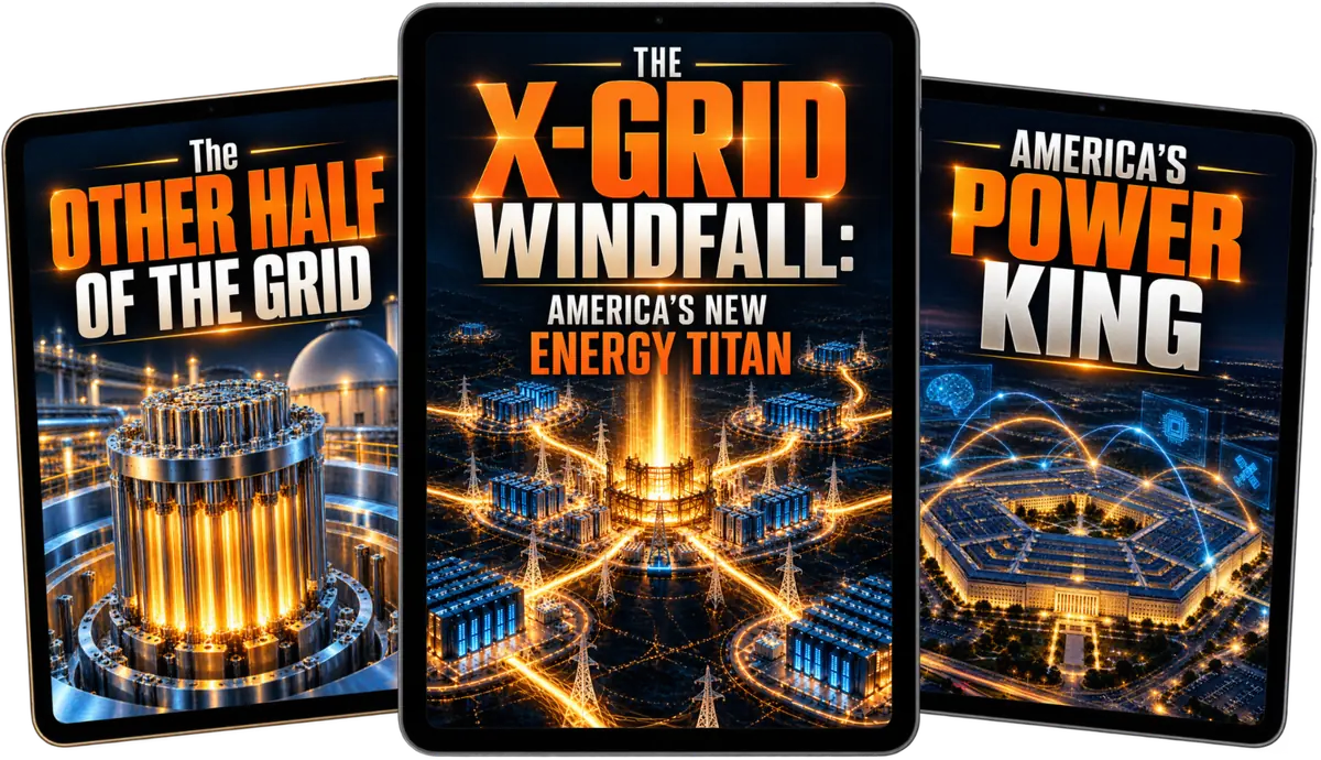 The X-Grid Windfall, The Other Half of the Grid, and America's Power King special reports on tablets