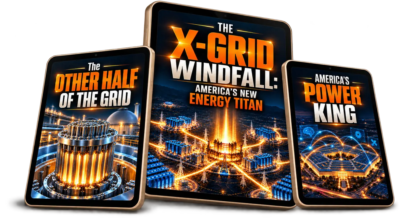 The X-Grid Windfall, The Other Half of the Grid, and America’s Power King special reports on tablets